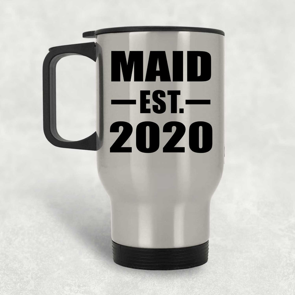 Maid Established EST. 2020 - Silver Travel Mug