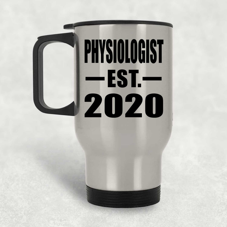 Physiologist Established EST. 2020 - Silver Travel Mug