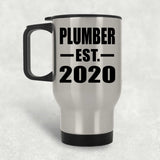 Plumber Established EST. 2020 - Silver Travel Mug