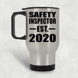 Safety Inspector Established EST. 2020 - Silver Travel Mug