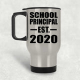 School Principal Established EST. 2020 - Silver Travel Mug