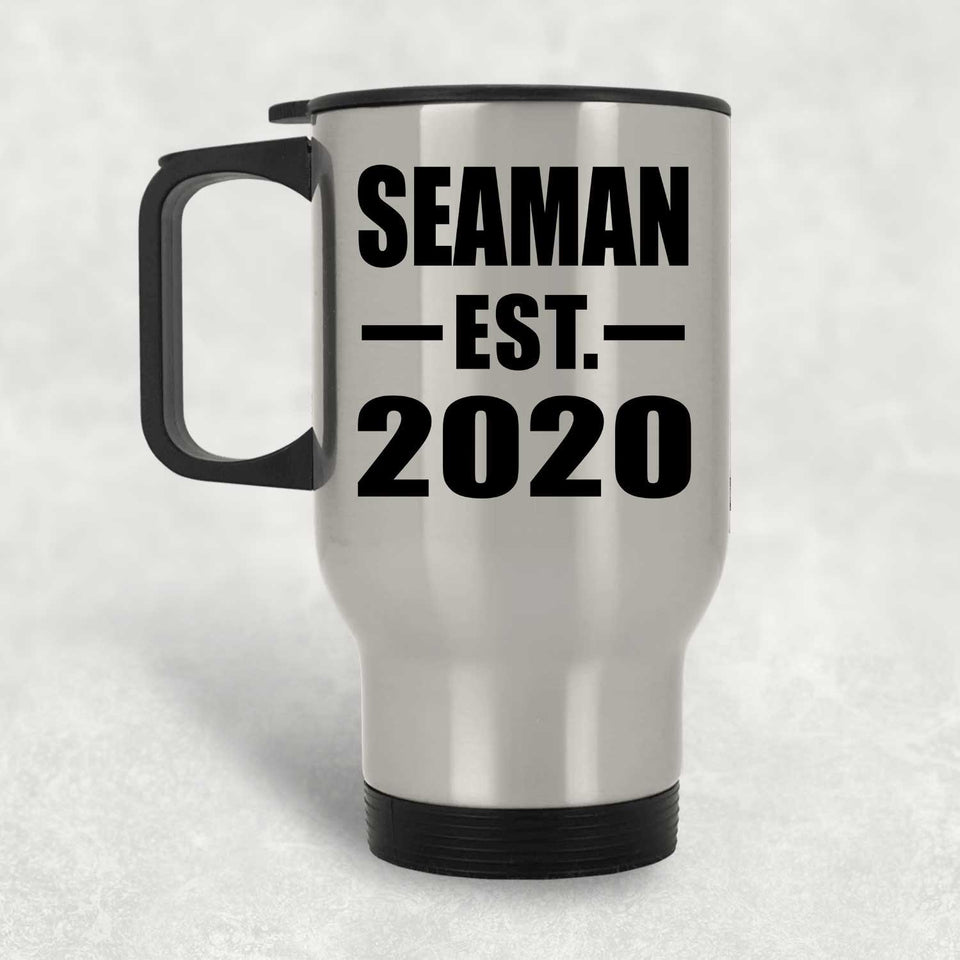 Seaman Established EST. 2020 - Silver Travel Mug