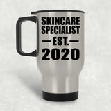 Skincare Specialist Established EST. 2020 - Silver Travel Mug