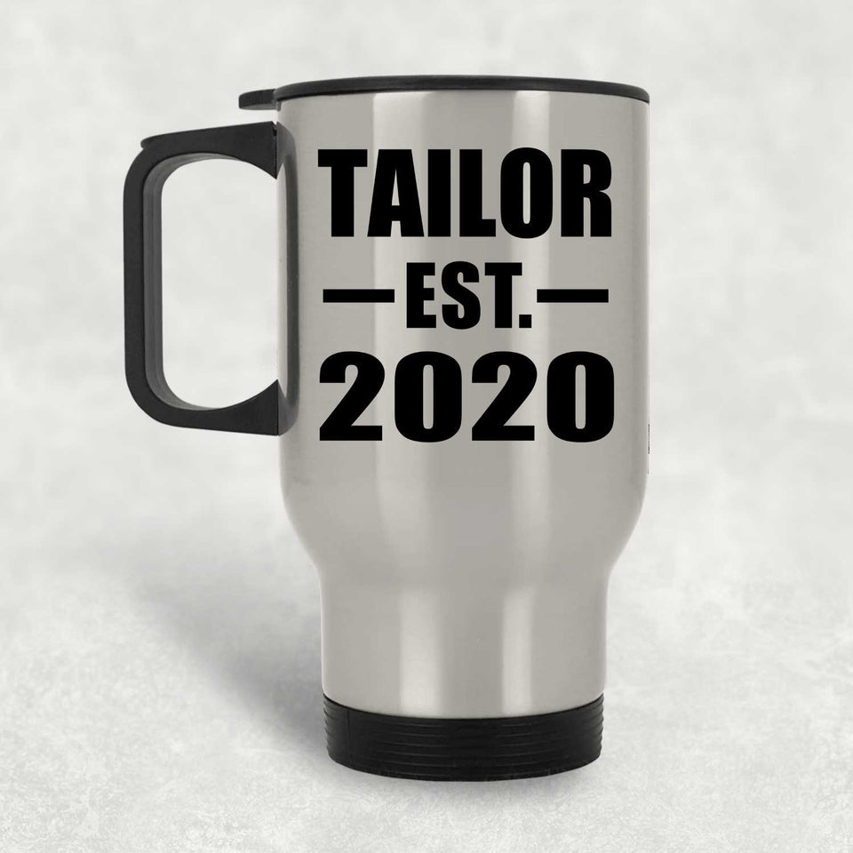 Tailor Established EST. 2020 - Silver Travel Mug