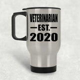 Veterinarian Established EST. 2020 - Silver Travel Mug