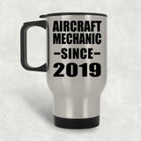 Aircraft Mechanic Since 2019 - Silver Travel Mug