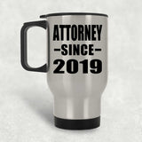 Attorney Since 2019 - Silver Travel Mug