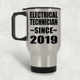 Electrical Technician Since 2019 - Silver Travel Mug