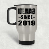 Hotel Manager Since 2019 - Silver Travel Mug