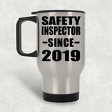 Safety Inspector Since 2019 - Silver Travel Mug