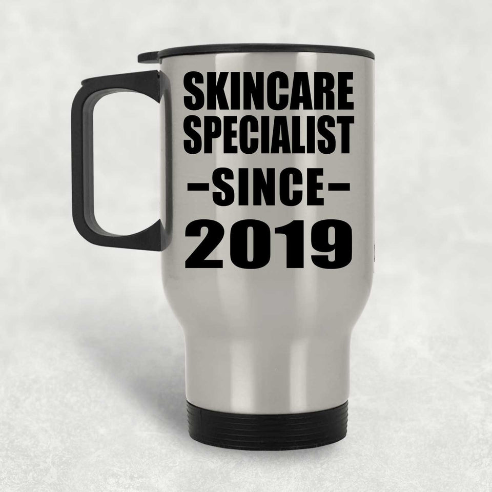 Skincare Specialist Since 2019 - Silver Travel Mug