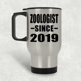Zoologist Since 2019 - Silver Travel Mug
