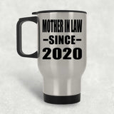Mother In Law Since 2020 - Silver Travel Mug