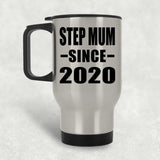 Step Mum Since 2020 - Silver Travel Mug