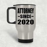 Attorney Since 2020 - Silver Travel Mug
