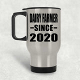 Dairy Farmer Since 2020 - Silver Travel Mug