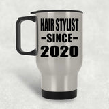 Hair Stylist Since 2020 - Silver Travel Mug
