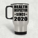 Health Inspector Since 2020 - Silver Travel Mug