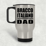 Bracco Italiano Dad - Silver Travel Mug
