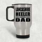Lancashire Heeler Dad - Silver Travel Mug
