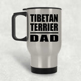 Tibetan Terrier Dad - Silver Travel Mug