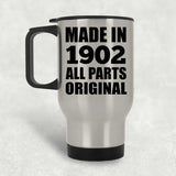 122nd Birthday Made in 1902 All Parts Original - Silver Travel Mug