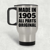 119th Birthday Made in 1905 All Parts Original - Silver Travel Mug
