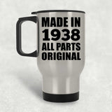 86th Birthday Made in 1938 All Parts Original - Silver Travel Mug