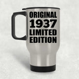 87th Birthday Original 1937 Limited Edition - Silver Travel Mug