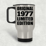 47th Birthday Original 1977 Limited Edition - Silver Travel Mug
