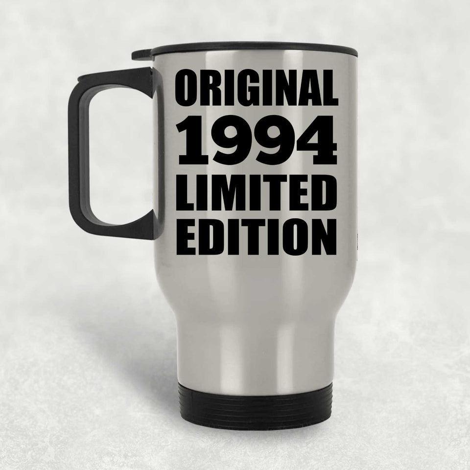 30th Birthday Original 1994 Limited Edition - Silver Travel Mug