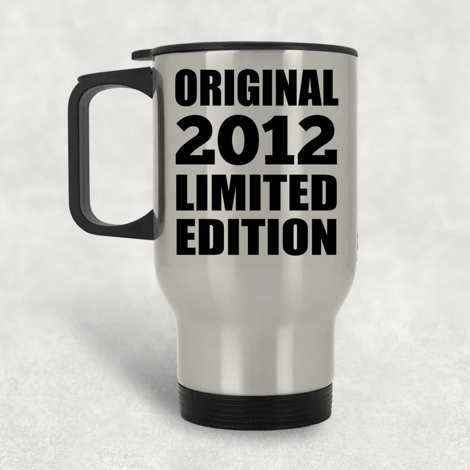 12th Birthday Original 2012 Limited Edition - Silver Travel Mug