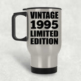 29th Birthday Vintage 1995 Limited Edition - Silver Travel Mug