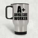 A+ Animal Care Worker - Silver Travel Mug