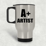 A+ Artist - Silver Travel Mug