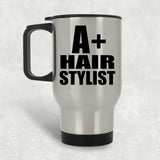 A+ Hair Stylist - Silver Travel Mug