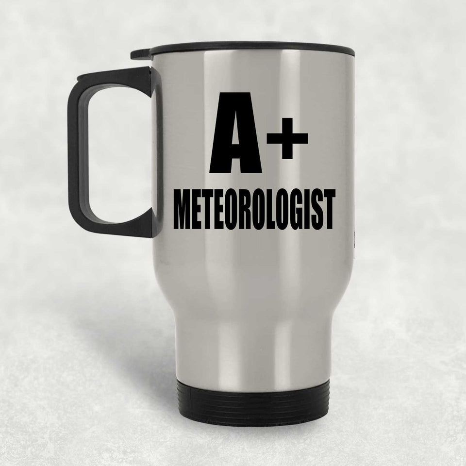 A+ Meteorologist - Silver Travel Mug