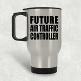 Future Air Traffic Controller - Silver Travel Mug