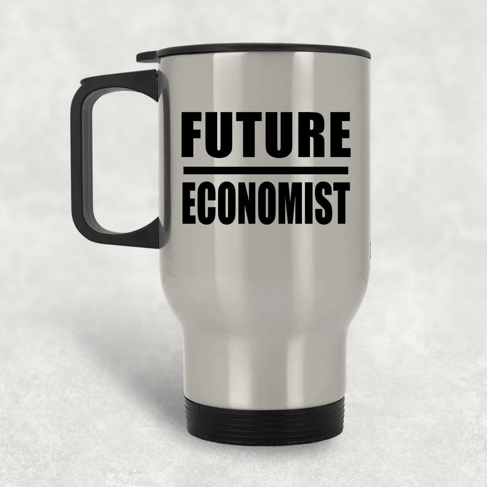Future Economist - Silver Travel Mug