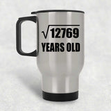 113th Birthday Square Root of 12769 Years Old - Silver Travel Mug