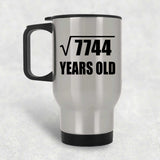 88th Birthday Square Root of 7744 Years Old - Silver Travel Mug