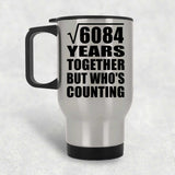 78th Anniversary Square Root of 6084 Years Who's Counting - Silver Travel Mug