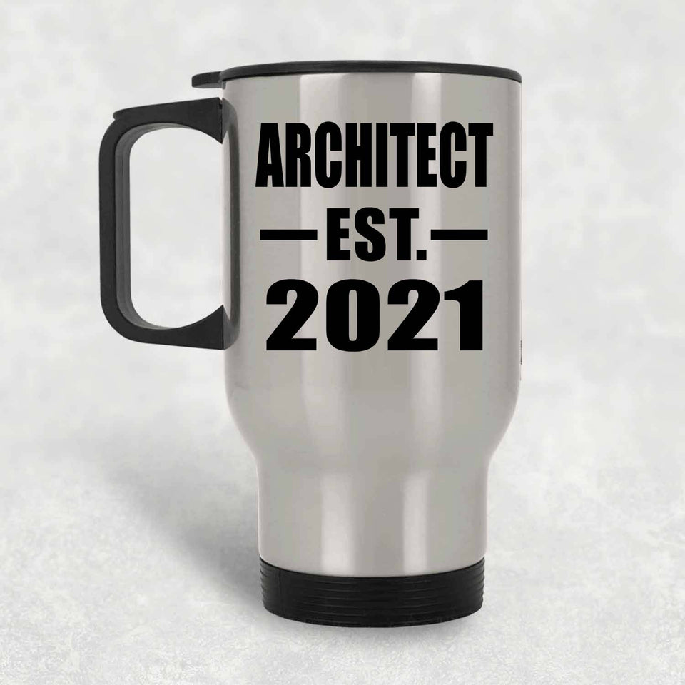 Architect Established EST. 2021 - Silver Travel Mug