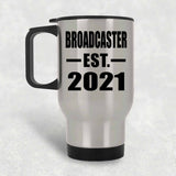 Broadcaster Established EST. 2021 - Silver Travel Mug