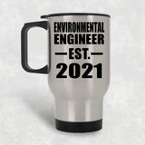 Environmental Engineer Established EST. 2021 - Silver Travel Mug