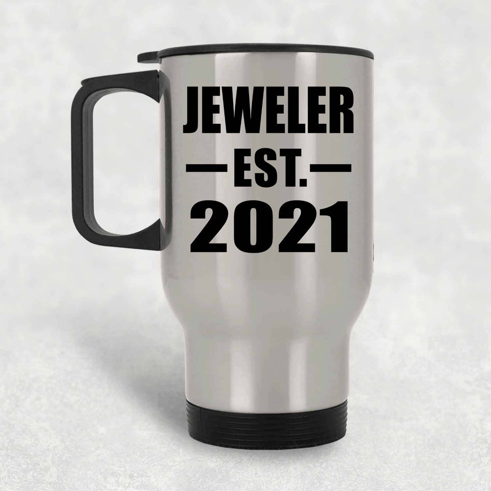Jeweler Established EST. 2021 - Silver Travel Mug