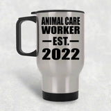 Animal Care Worker Established EST. 2022 - Silver Travel Mug