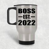 Boss Established EST. 2022 - Silver Travel Mug