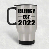 Clergy Established EST. 2022 - Silver Travel Mug
