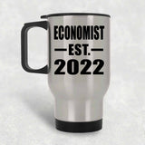 Economist Established EST. 2022 - Silver Travel Mug